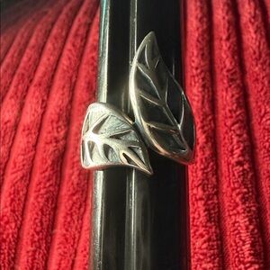 Sterling Silver Leaf Ring